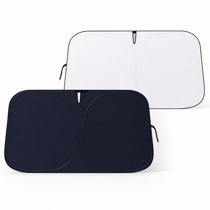 4-Panel Foldable Car Sunshade | Heat & UV Protection for Windscreen