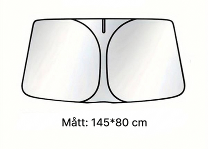 4-Panel Foldable Car Sunshade | Heat & UV Protection for Windscreen