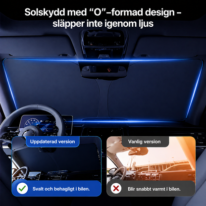 4-Panel Foldable Car Sunshade | Heat & UV Protection for Windscreen
